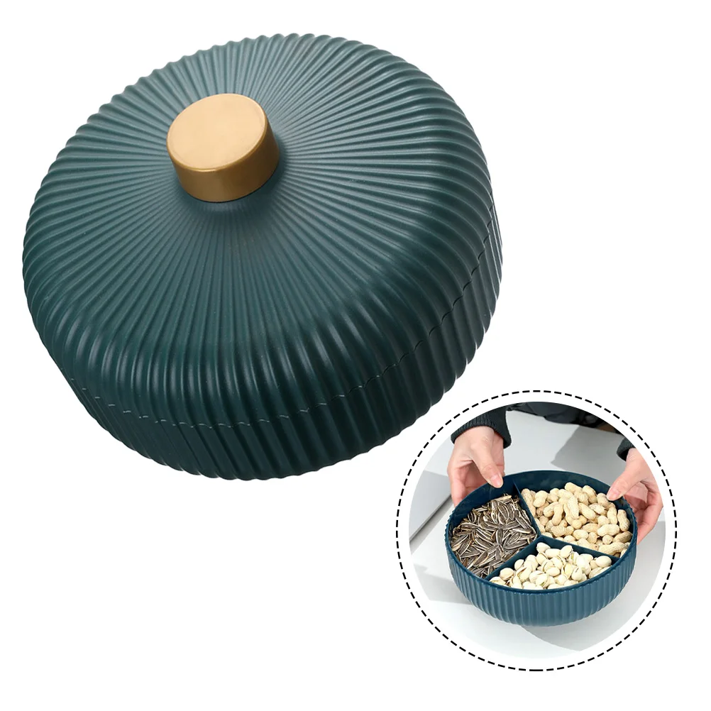 

Tray Serving Snackcandystorage Fruit Lidcontainer Dividednutplates Platter Party Multi Round Dividers Dried Veggie Wedding Dry