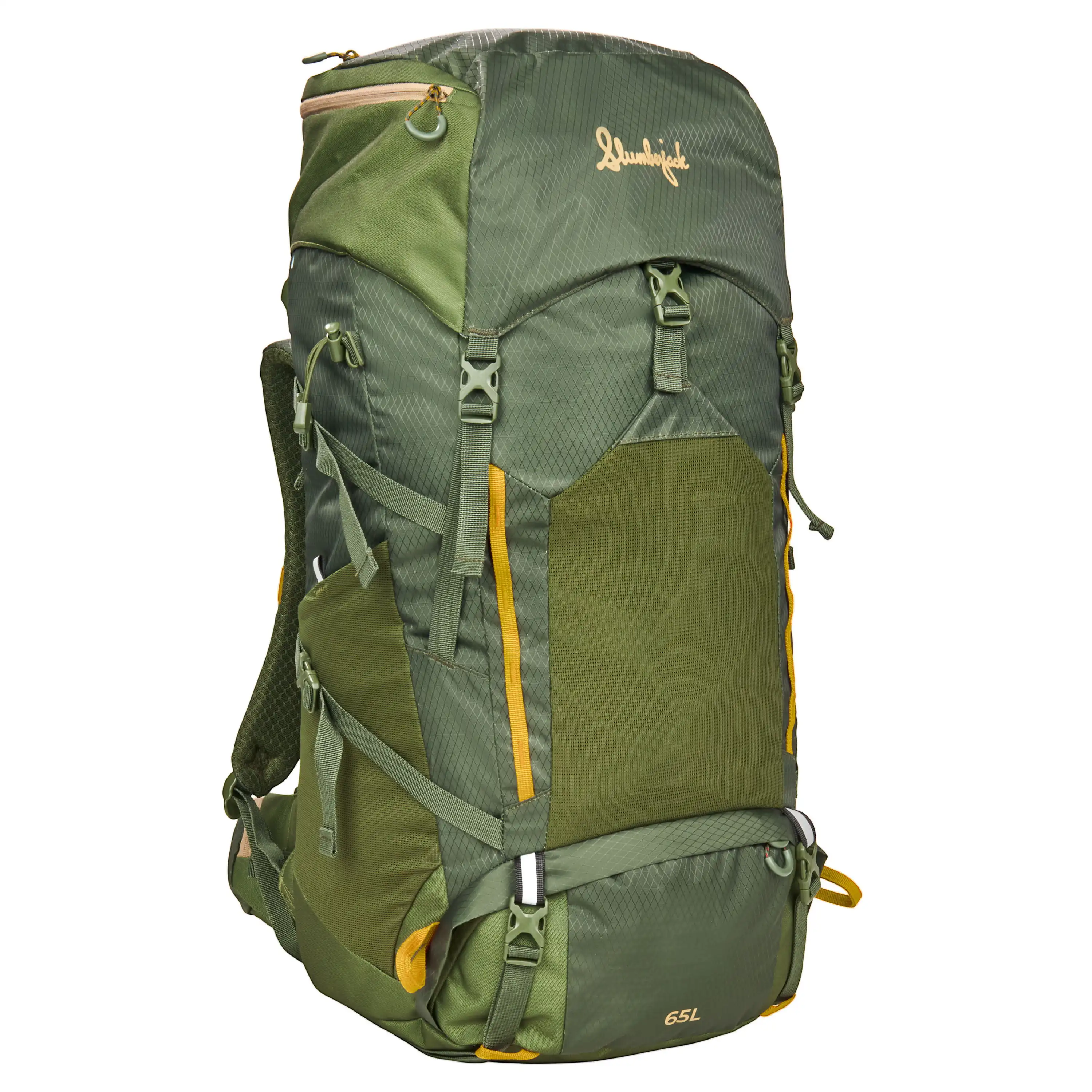 Dallas Divide 65 Liter Green Backpacking Backpack