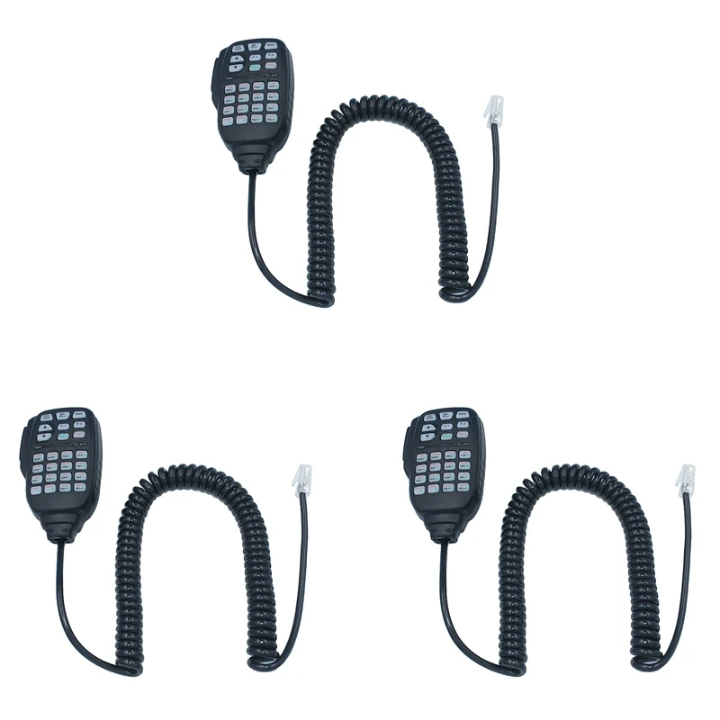 

3X HM-133 Mic Speaker Handheld Shoulder Mic For Icom Radio IC-207H IC-880H IC-2820H IC-E282 HM-133 RJ-45 IC-2725E