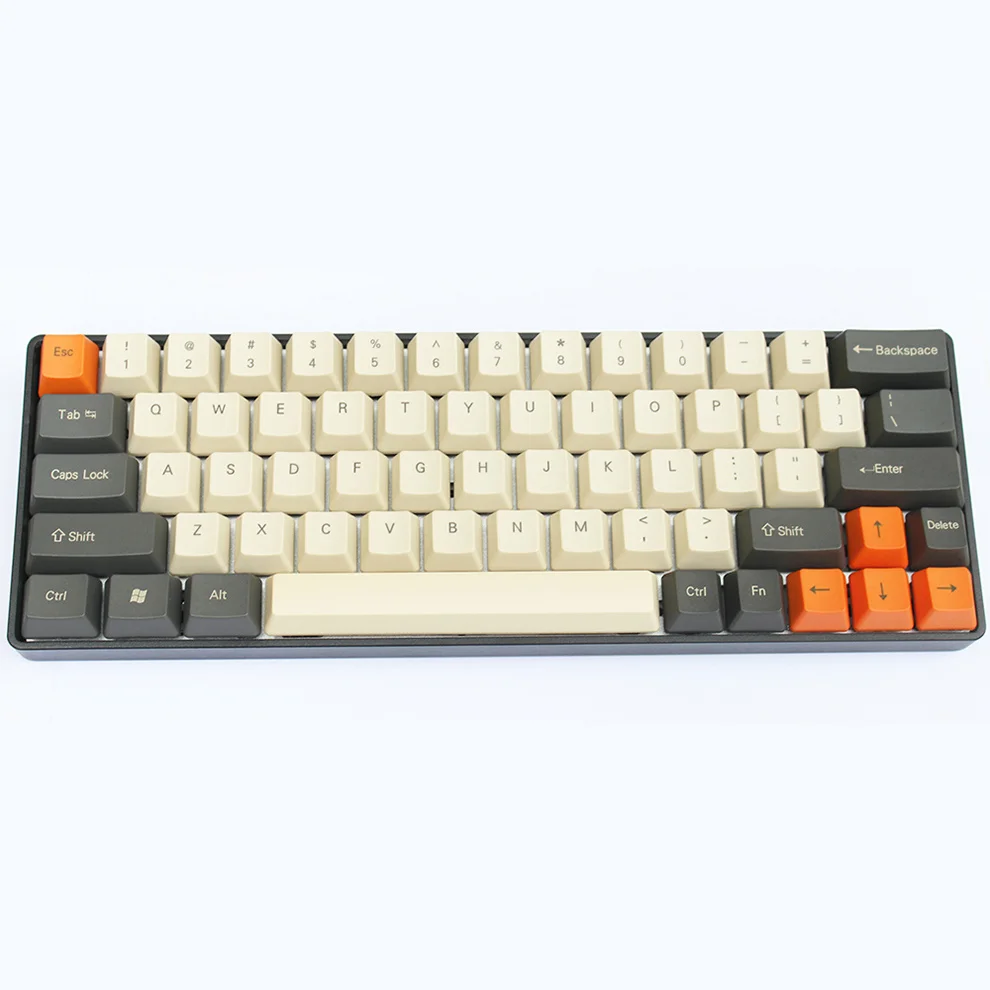 

GH60 RGB Mechanical Keyboard Fully Assembly Plastic Case with Led Backlit and RGB Under-Glow Editable by QMK Firmware