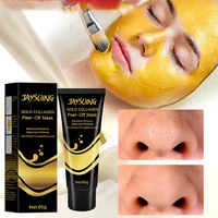 24k gold peel off mask deep clean and remove blackheads to improve dull complexion moisturizing and tighten pores