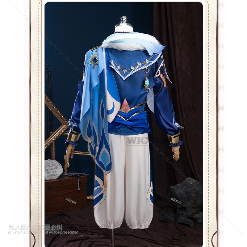Парик для косплея Kaeya Genshin Impact новинка кожа парусные тени одежда Униформа оплетка