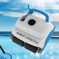 robotic pool cleaner with 30m cableswimming pool robot vacuum cleanerswimming pool cleaning equipment with caddy cart ce rohs