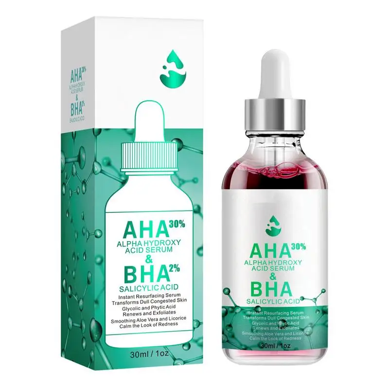 

AHA Serums Hyaluronic Acid Serums For Face 30ml Instant Resurfacing Serums Removes Dead Skin Cells And Dirt From Pores