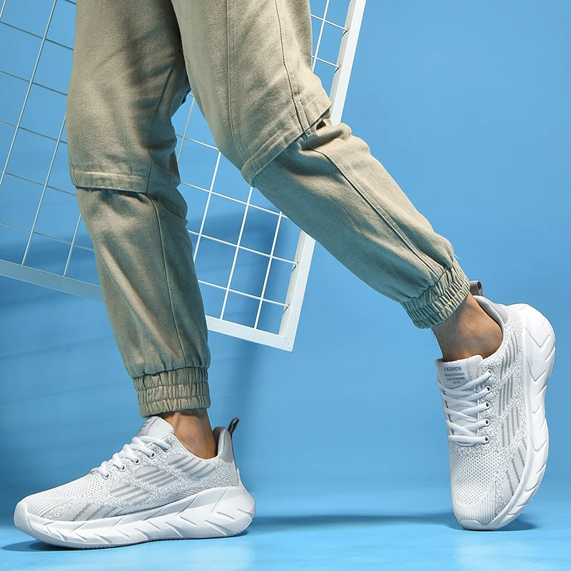 Мужская повседневная обувь сверхлегкие кроссовки модные мокасины теннисная