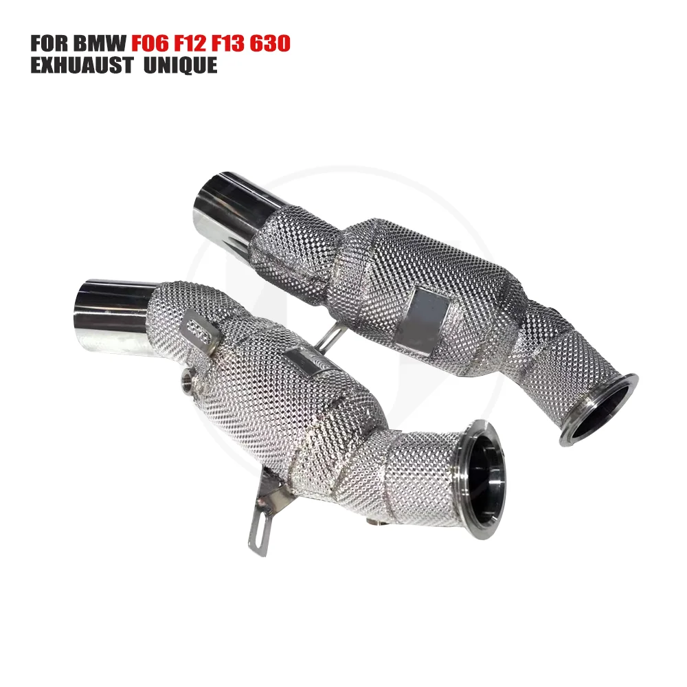 

UNIQUE Car Accessories Exhaust Downpipe High Flow Performance for BMW F06 F12 F13 630 640i 640Li With OPF Catalytic Converter