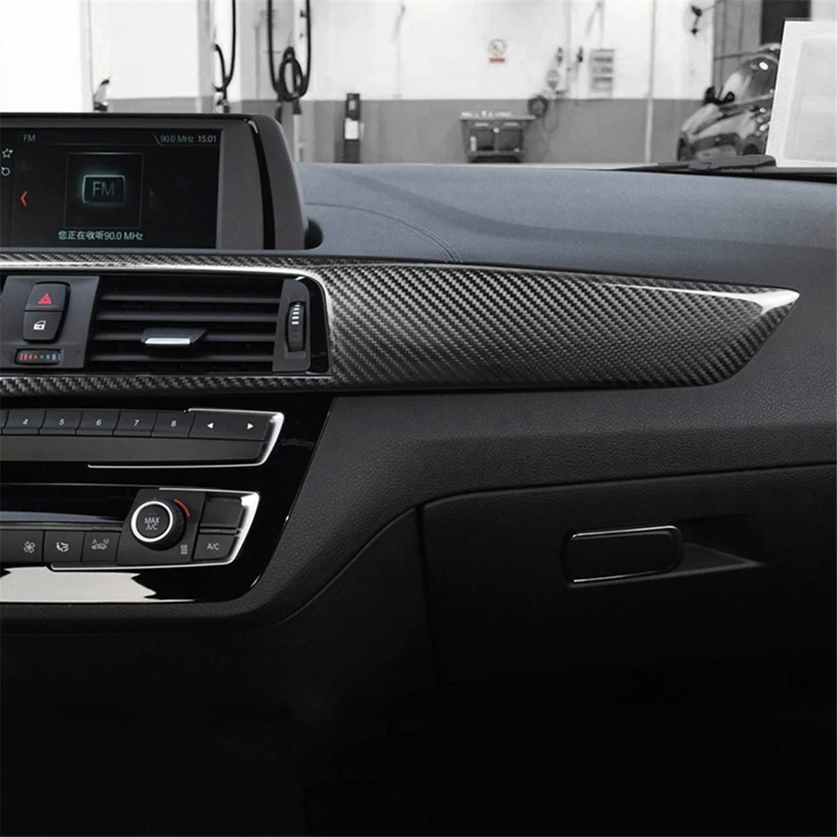 Настоящее углеродное волокно крышка приборной панели автомобиля для BMW F20 F21 F22 F23