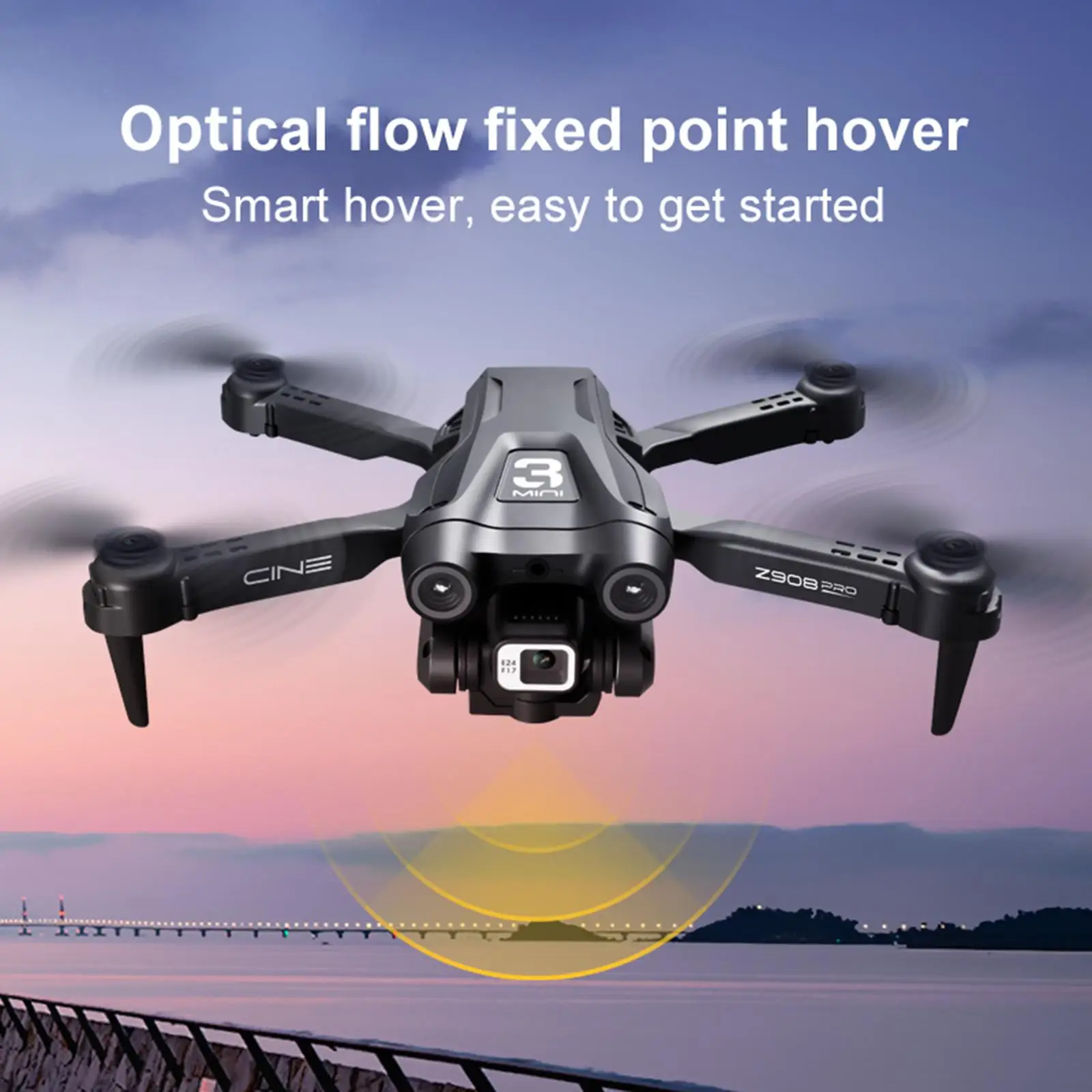 

Z908Pro Intelligent Obstacle Avoidance Drone Profesional 4k HD Dual Camera Folding RC Quadcopter Wifi Remote Control Toys