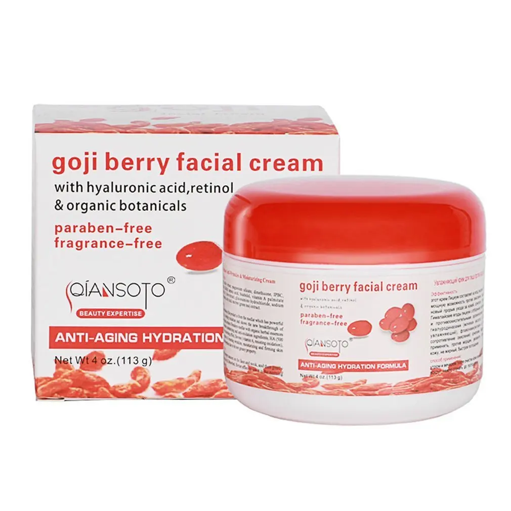 

Hyaluronic Acid Wolfberry Essence Cream Anti-Aging Moisturizing Cream Goji Berry Facial Cream Skin Care Moisturizing Accessories