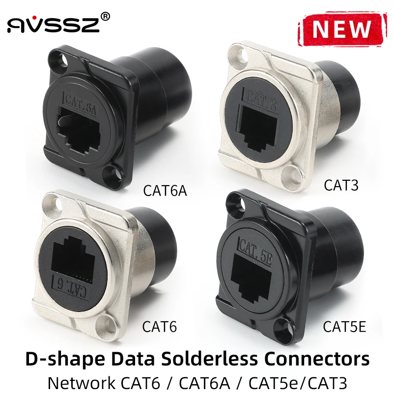 Разъемы для сетевого кабеля AVSSZ CAT6A CAT6 RJ45