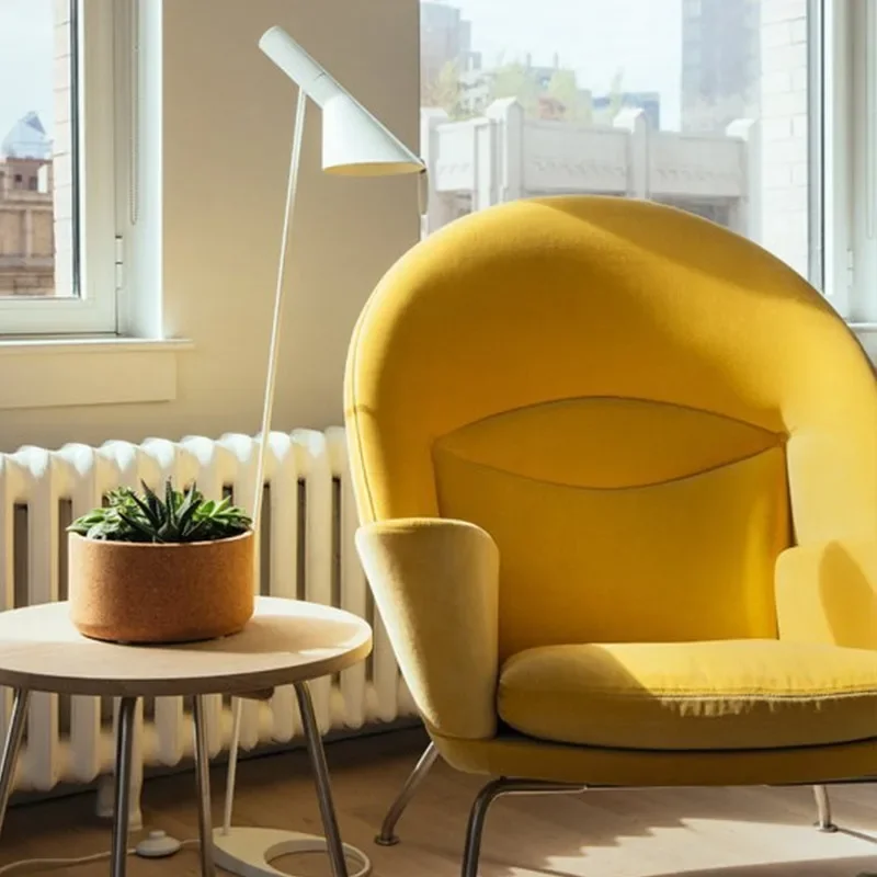 Креативные напольные лампы в скандинавском стиле с черными и белыми уголками для