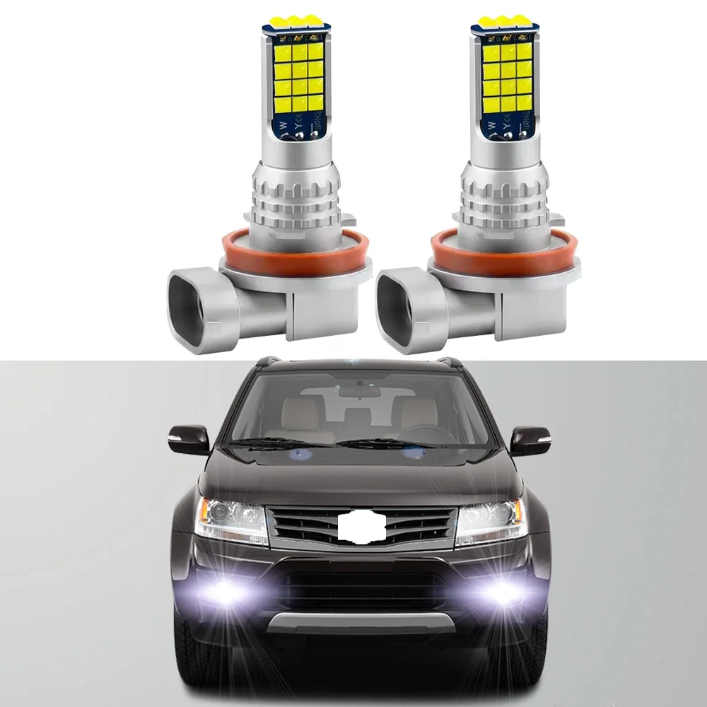 Купи 2pcs Led Car Fog Light Bulb For Suzuki Grand Vitara 2006-2013 Front Fog Light Bulb Car Accessories Canbus за 899 рублей в магазине AliExpress