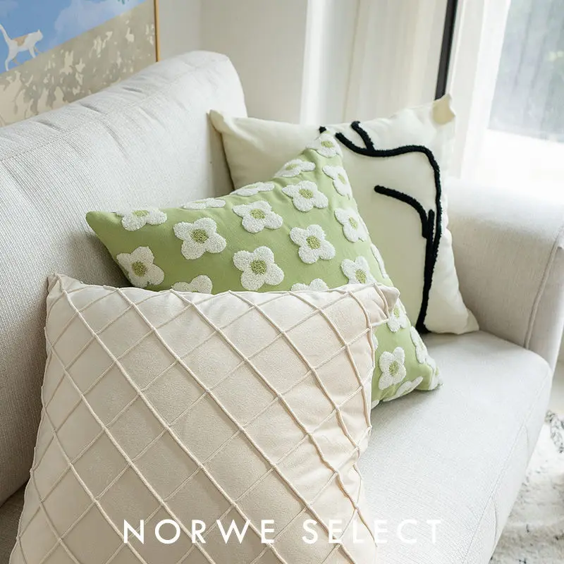 

Декоративные наволочки для диванных подушек, современные декоративные наволочки для подушек в стиле бохо с нейтральным акцентом, хлопковы...
