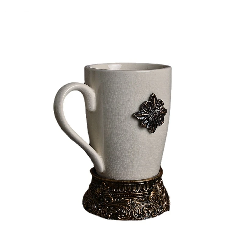 Керамический узор чашка для полоскания горла кофе держатель зубных щеток