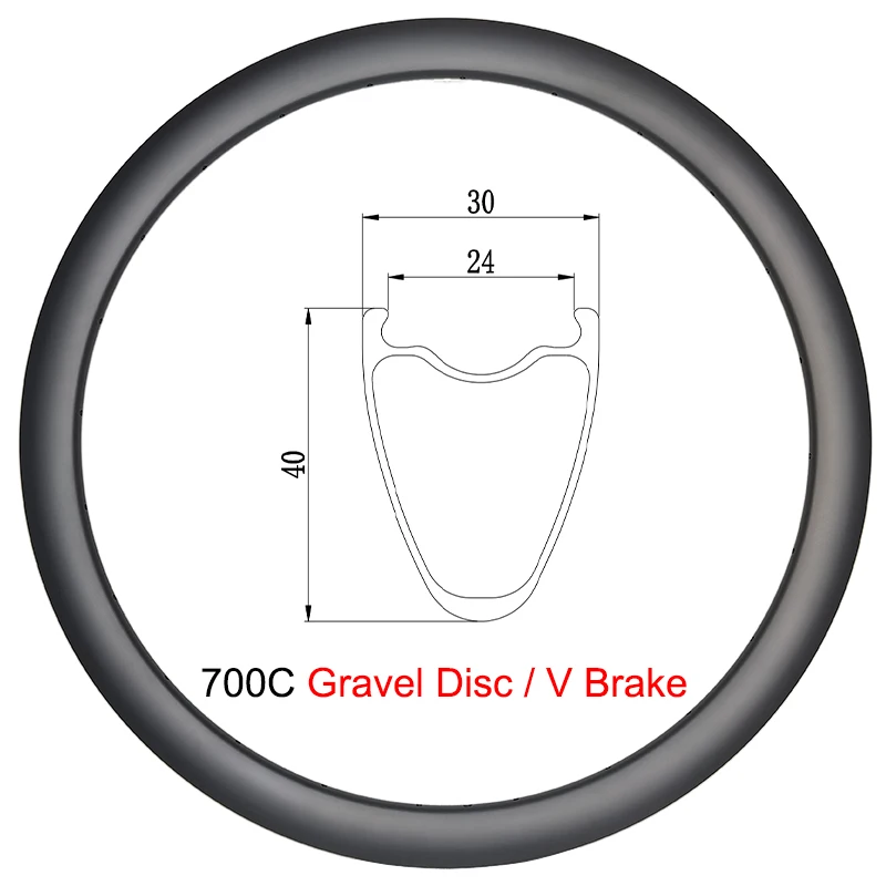 

Глубина 40 мм, дорожный диск/V-тормоз, гравий, обод из углеродного волокна, рандомная ширина 30 мм, 24 мм, внутренняя поверхность Topstone, велосипедн...