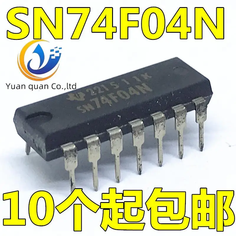 

30 шт. Оригинальный Новый логический чип SN74F04N MC74F04N DIP-14