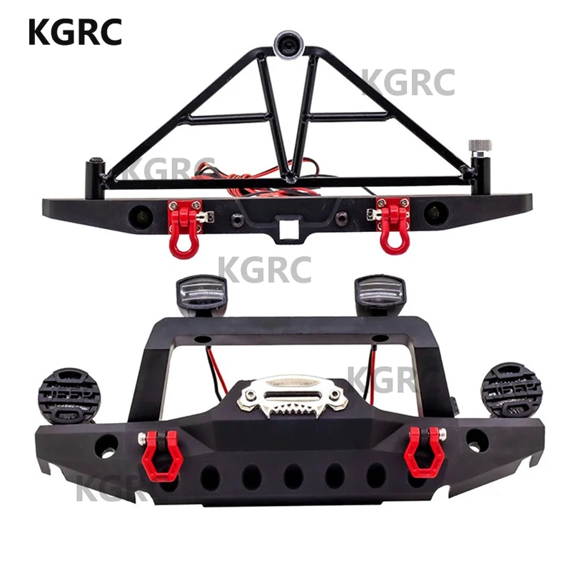 

1pc Metal Front Bumper for 1/10 RC Crawler TRX-4 Defender Axial SCX10 SCX10 II iii 90046 90047