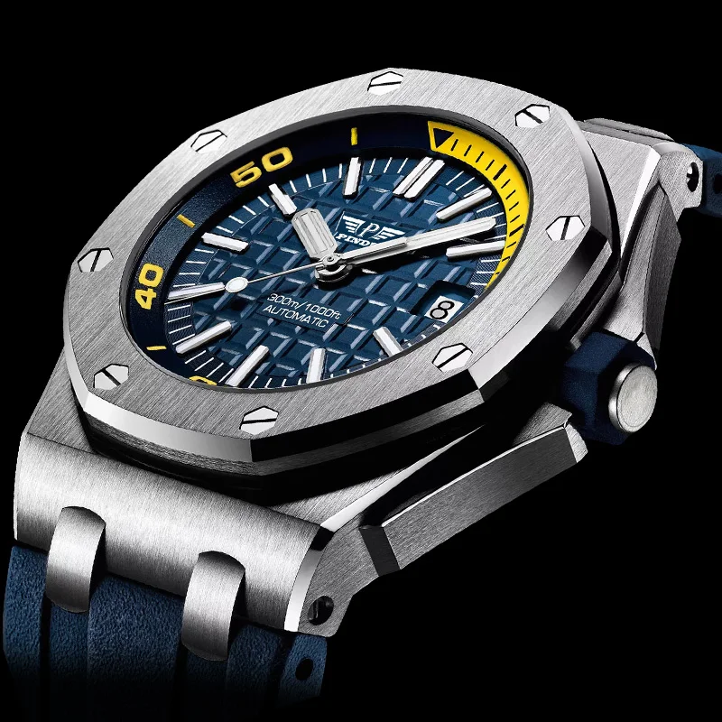 Мужские водонепроницаемые часы из нержавеющей стали с коробкой 2023 - купить по