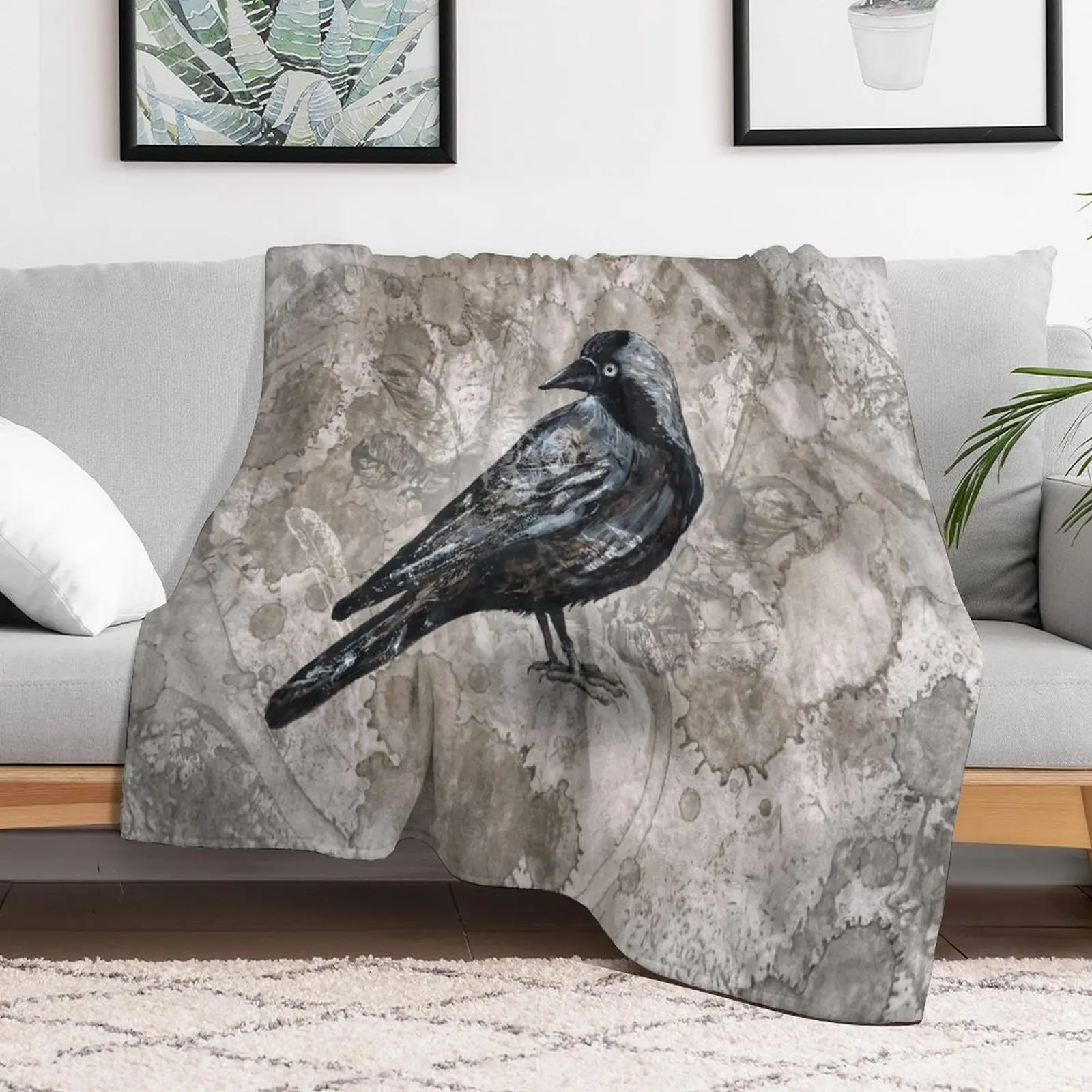 Одеяло в стиле гранж jackdaw Пляжные волосатые одеяла