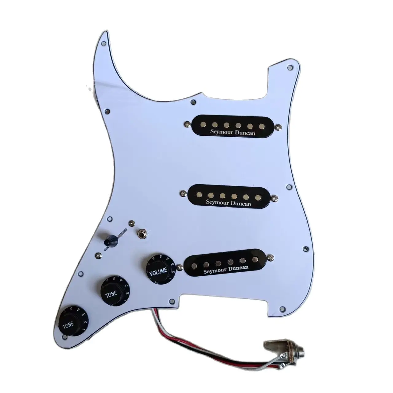 

Preпроводной SSS Набор накладок для левой гитары, многофункциональный переключатель, белая стандартная SD-карта, жгут проводов