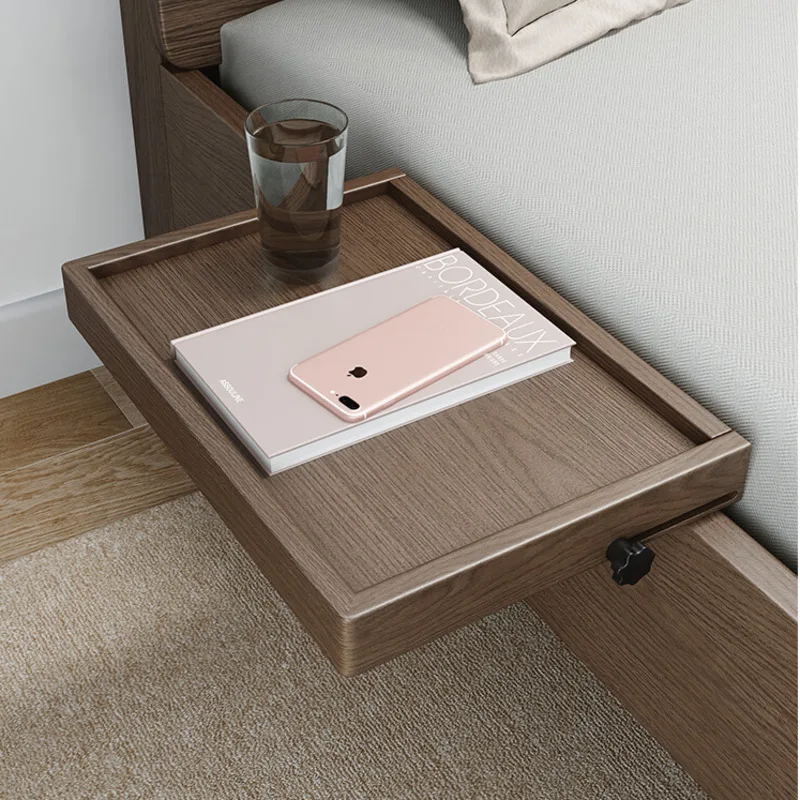 

Стеллаж для проектора из массива дерева, супер узкая подставка для кровати, без сверления, для спальни