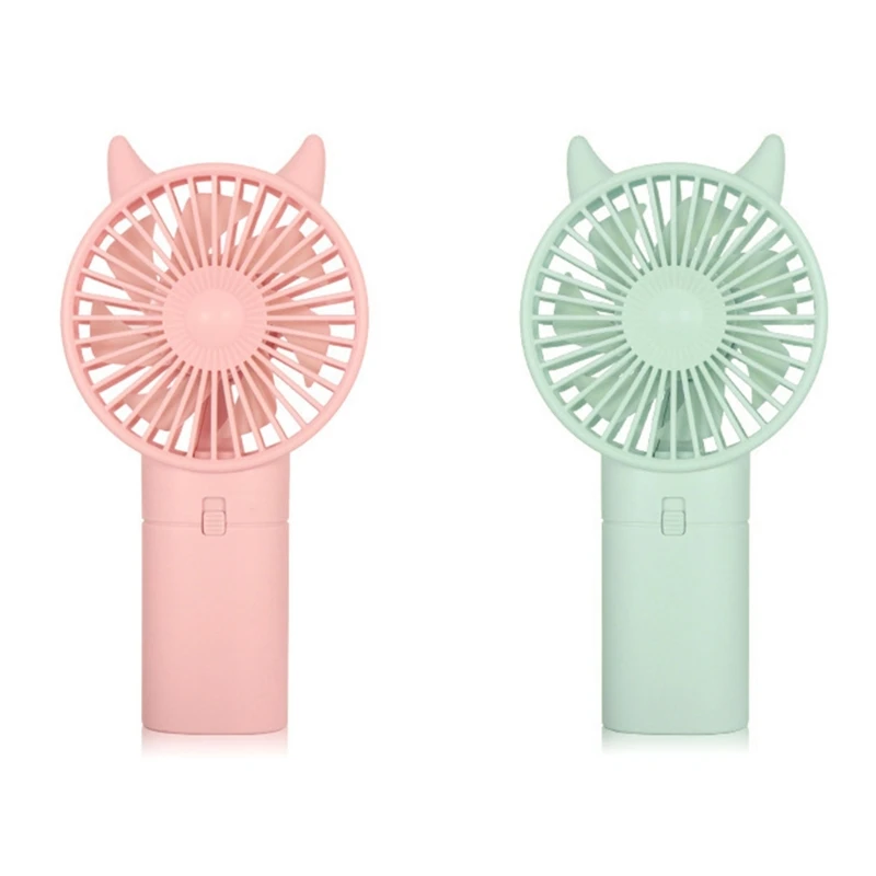 

Handheld Mini Fan Summer Indoor Outdoor Air Cooling Small Appliances, 2 Colors Dropship