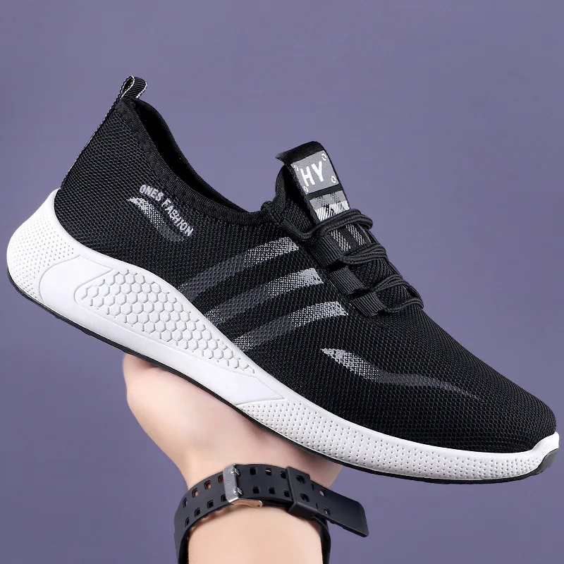 

Men Vulcanized Shoes Sneakers Breathable Casual Shoes Non-slip Male Loafers Lightweight Sports Shoes Jogging Zapatillas Hombre