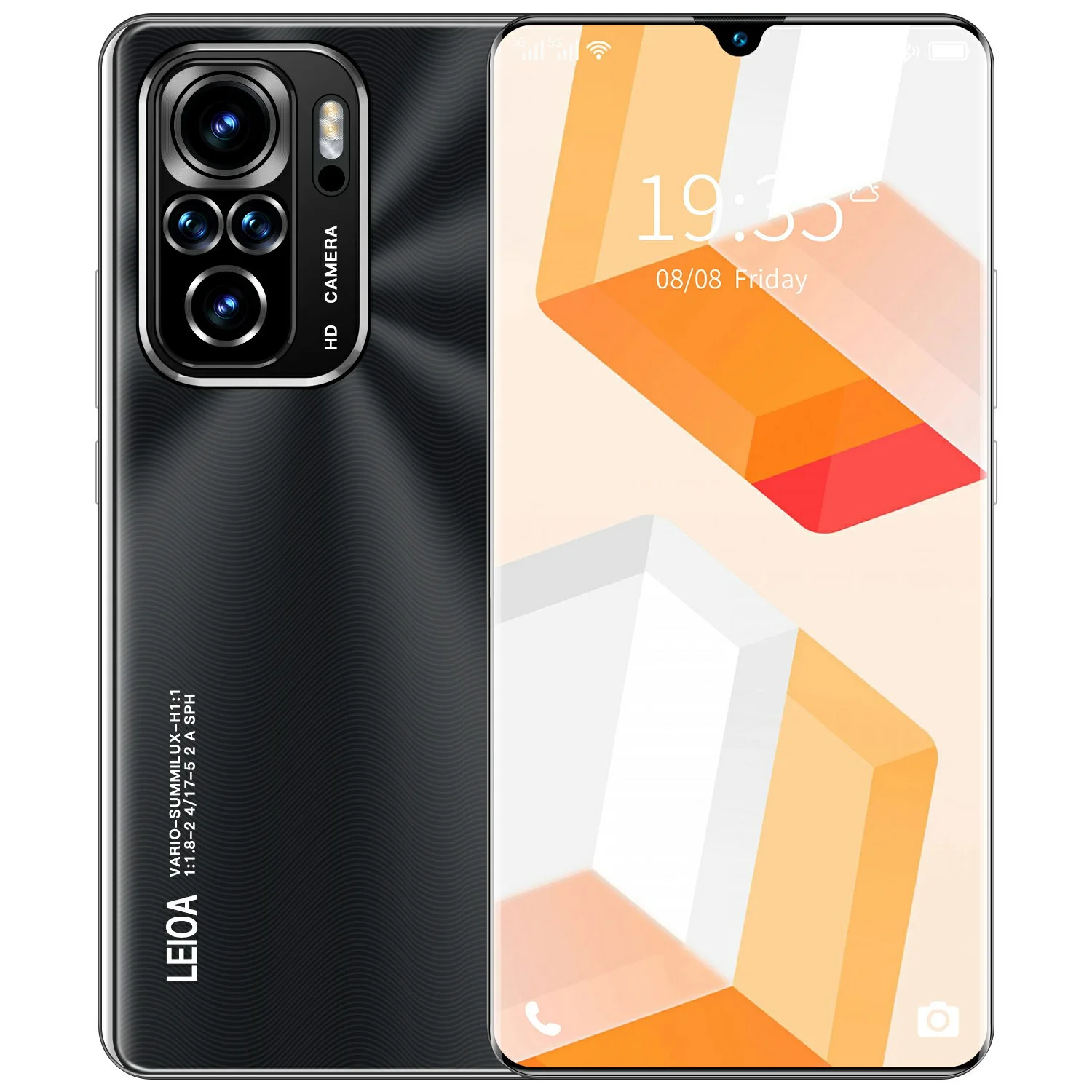 Смартфон Cectdigi Note 10 12 Гб ОЗУ 512 ПЗУ 7 2 дюйма 24 + 64 Мп HD экран две Sim-карты