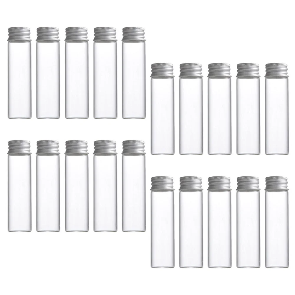 

Vials Bottle Sample Tiny Mini Container Bottles Jars Clear Oil Essential Sealed Tubes Empty Jar Candy Scientific Screw Lid