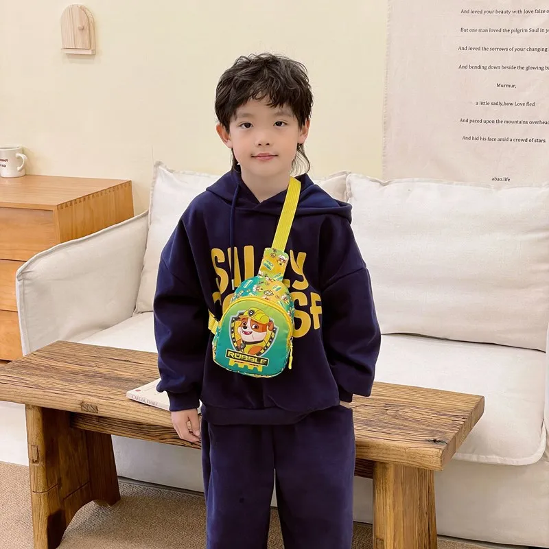 Нагрудная сумка Paw Patrol Chase мини уличные сумки на плечо для мальчиков и девочек