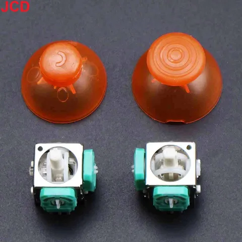 4 в 1 левый и правый 3D-аналоговый джойстик + кнопки большого пальца для Nintendo GameCube, запасные части для ремонта контроллера NGC GC