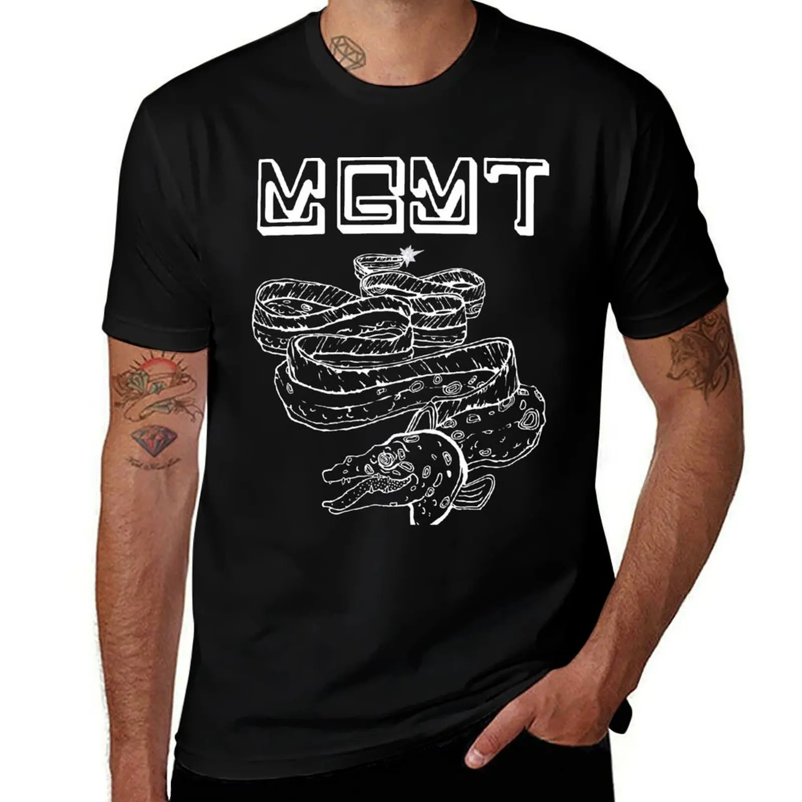 Фото Футболка MGMT - Electric Feel (белая) с технологией Dry Fit для быстрого высыхания №1