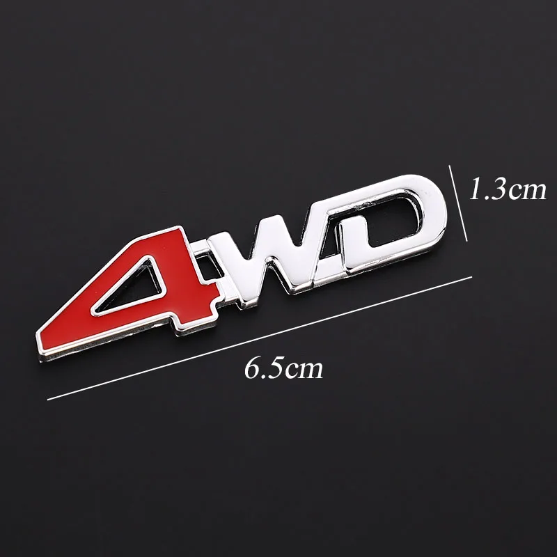 Металлические стикеры 3D 4WD 4x4 для стайлинга автомобиля металлические наклейки BMW