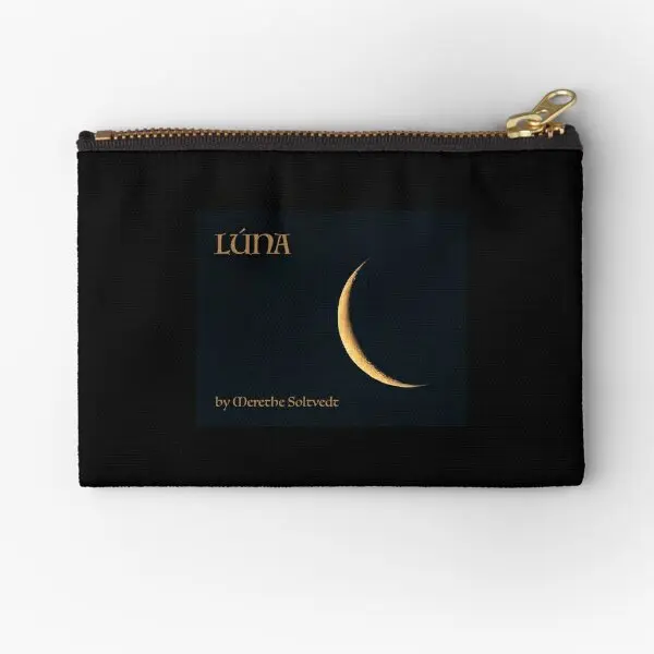 

Сумка Luna на молнии для мужчин и женщин, оригинальная сумочка для хранения монет, носков, ключей, маленькая упаковка, косметическое нижнее бе...