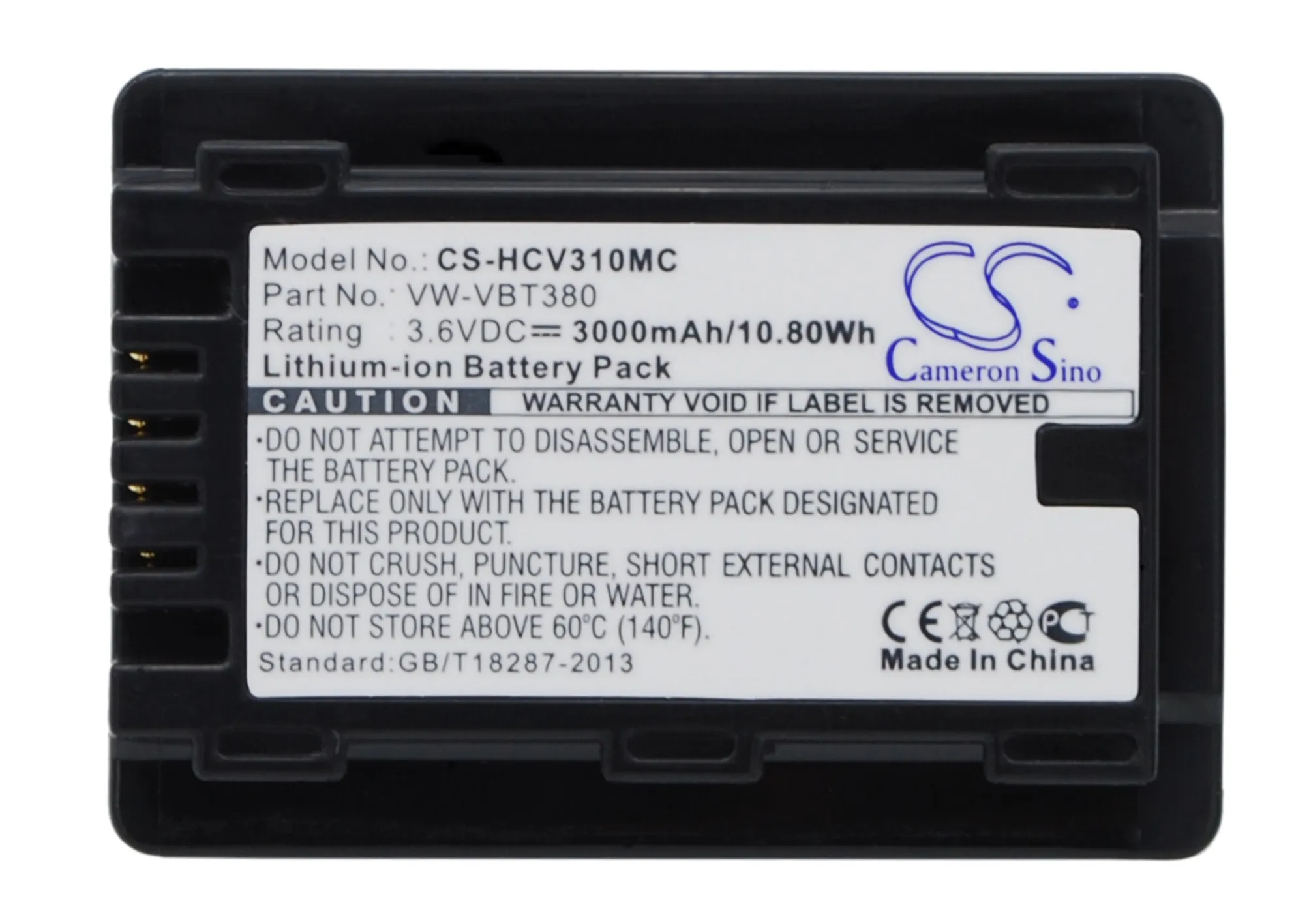

Camera Battery For Panasonic VW-VBT190 HC-V520M HC-V110 HC-V130 HC-W570 HC-W580 HC-W850EB VXF-999 HC-V270 HC-250EB
