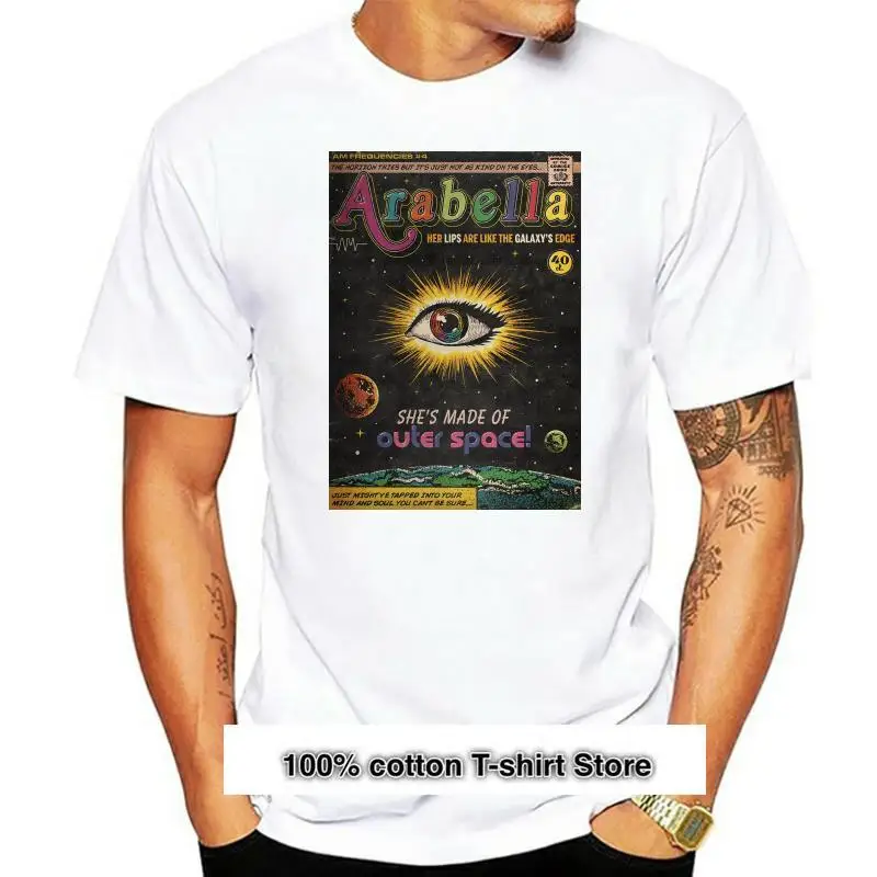 

Camiseta Arabella para hombre y mujer, camisa para mujer, DMN68, negra