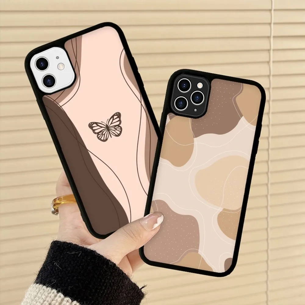 

Чехол для телефона с абстрактным геометрическим рисунком, силиконовый чехол из поликарбоната и ТПУ для iPhone 14 11 12 13 Pro Max 8 7 6 Plus X XR, жесткие чехлы