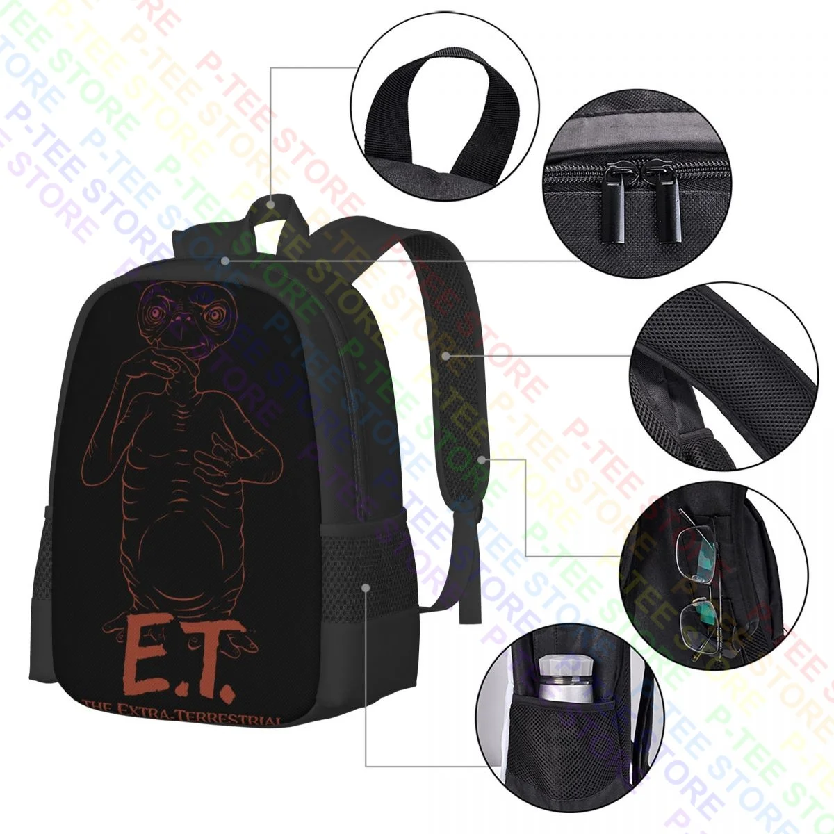 E T Экстра наземный инопланетянин SwagBackpack вместительная винтажная сумка для