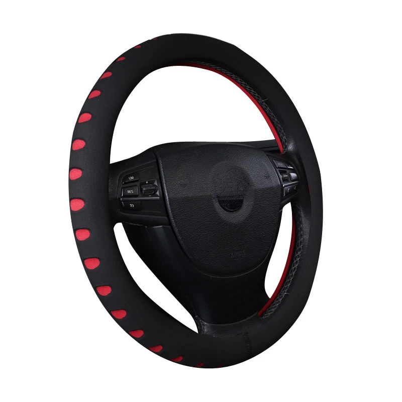 

Sports Punching EVA Car Steering Wheel Cover Personality Cartoon New Interior Supplies Handle Cover