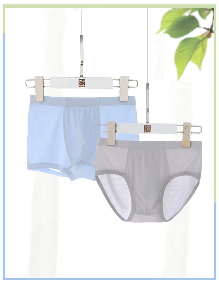 Нижнее белье из модала для мальчиков 3 шт./лот детские шорты трусы боксеры