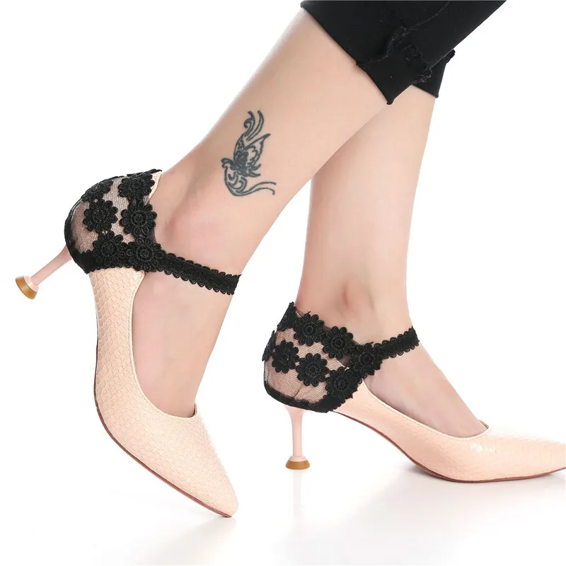 

1Pair Women Shoes Band High Heels Bundle Shoelace Loose AAnti-skid Straps Women Lace Shoes Band Shoe Accessories