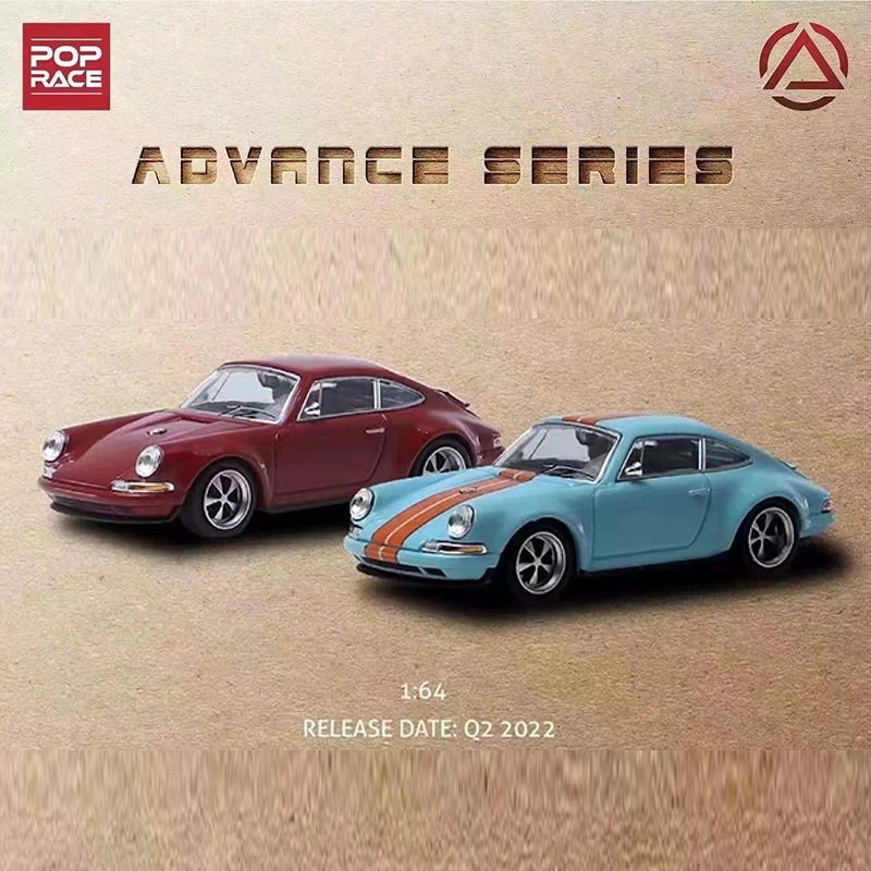 

Поп-гонка 1:64 Порше 911, певец, установка 964, коллекция моделей автомобилей из сплава, литые под давлением