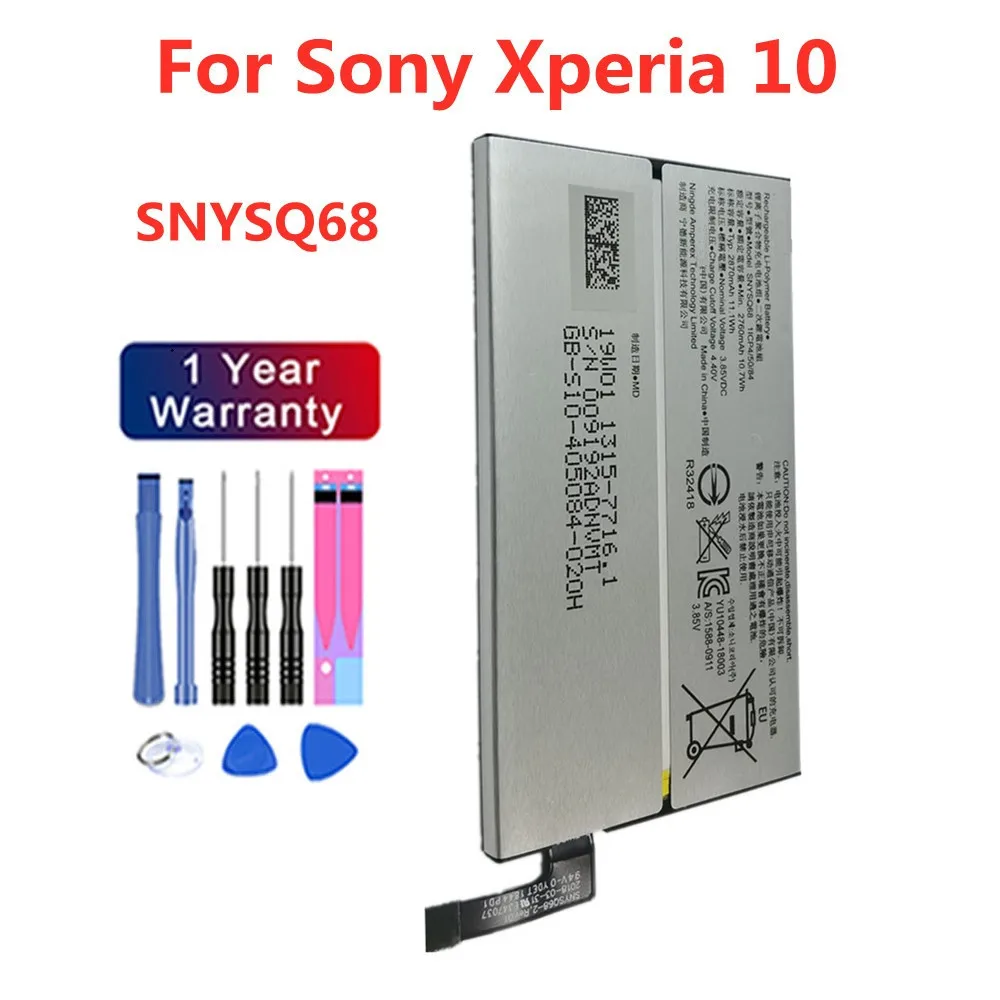 Новый аккумулятор SNYSQ68 2870 мАч для Sony Xperia 10 I3113 I3123 I4113 I4193, высококачественный аккумулятор для замены