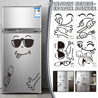 cute sticker fridge happy delicious face removable kitchen fridge wall stickers art cute wall stickers refrigerator