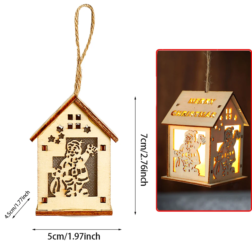 

Рождественский деревянный дом с подсветкой BALONAR