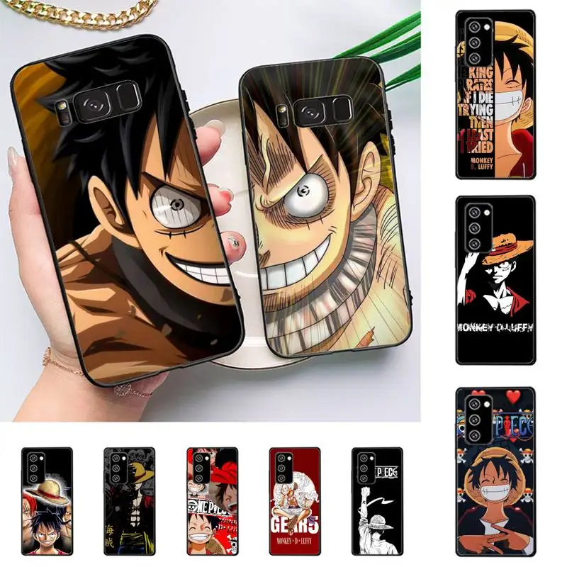 

MINISO ONE-PIECE Monkey D. Luffy Phone Case for Samsung J 2 3 4 5 6 7 8 prime plus 2018 2017 2016 core