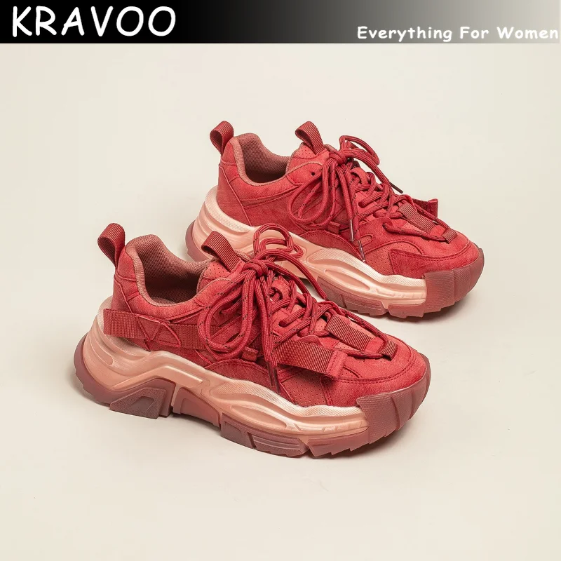 

KRAVOO INS Athletic Shoe 2023 Sports Shoes for Women Comefortable Tennis Female Casual Sneaker Women's Sport Ladies Sneakers