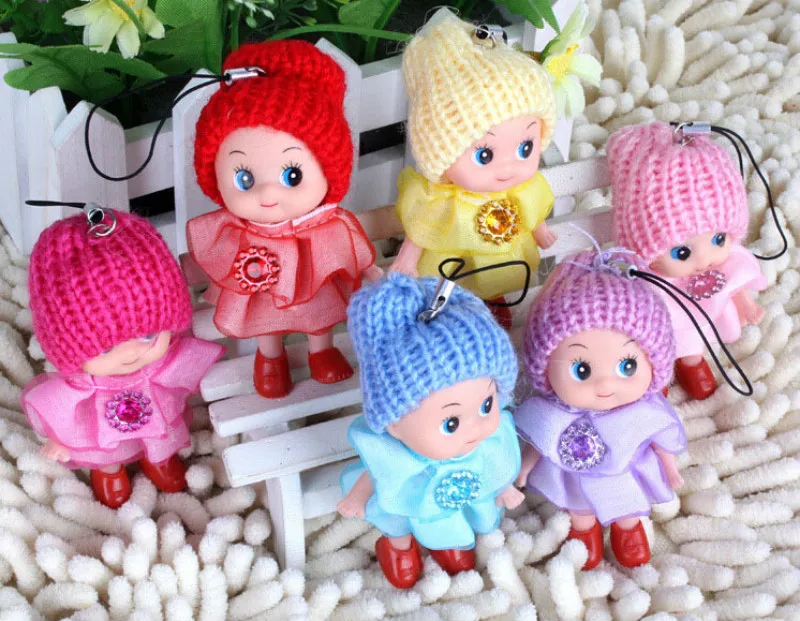 

1pc Beautiful Cute Ddung Doll Cell Phone Backpack Key chain Gift Decoration Ddung Doll Best Toy Gift for children