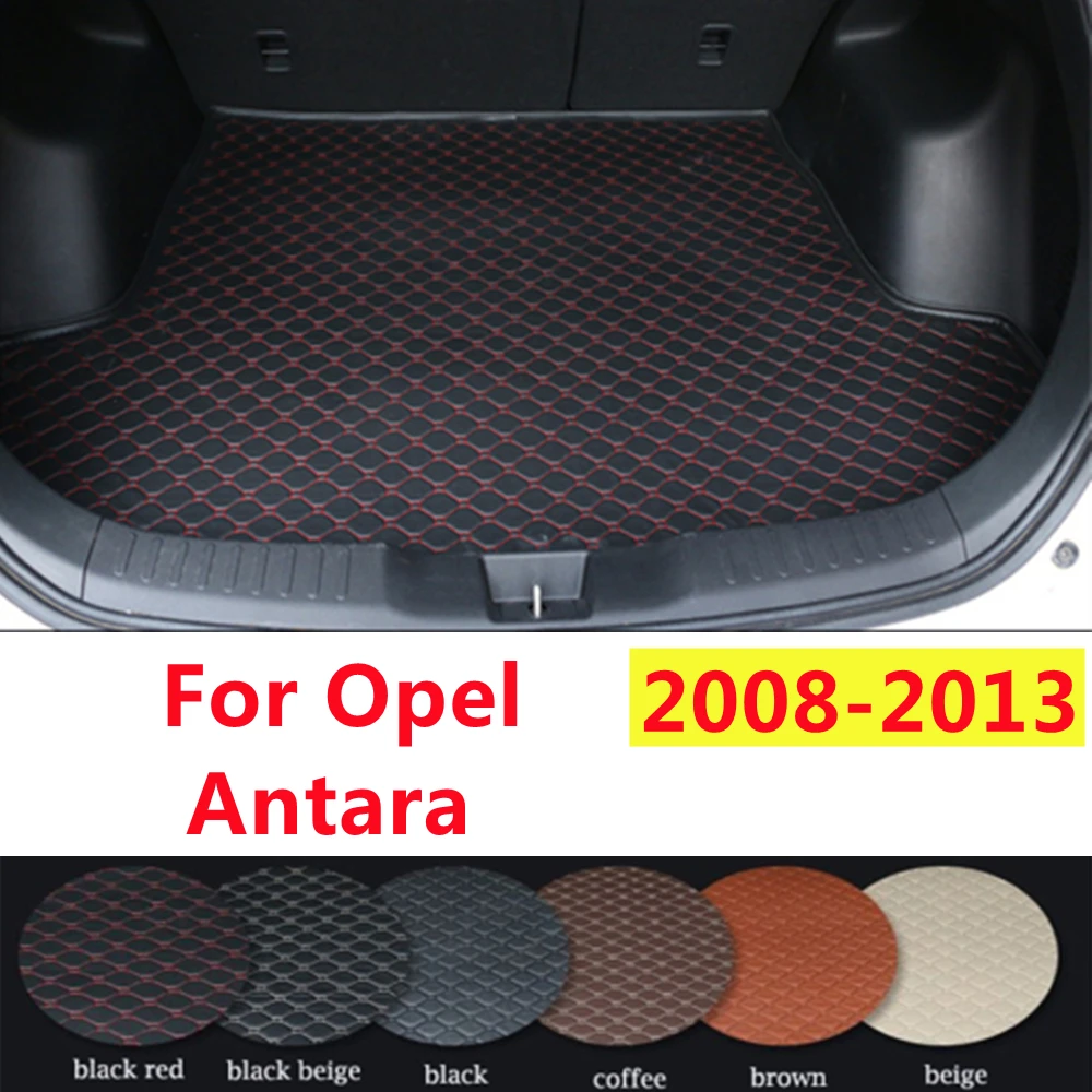 

SJ Custom подходит для Opel Antara 2008-09-10-11-2013 водонепроницаемый автомобильный коврик для багажника авто задний поднос для багажника подкладка для ковра