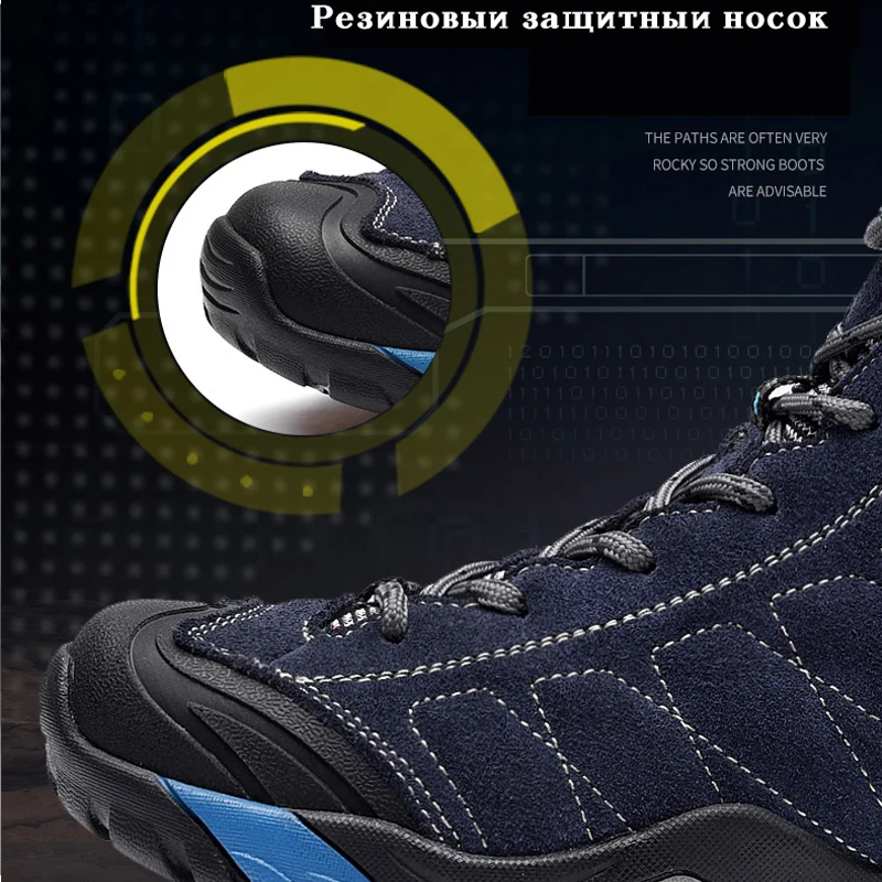 Xiaomi SALUDAS Hiking Boots Men's Winter Boots Outdoor Hunting Boots Men Warm Trekking Boots Climbing Camping Work Shoes Men